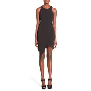 Leith Black Asymmetrical Dress